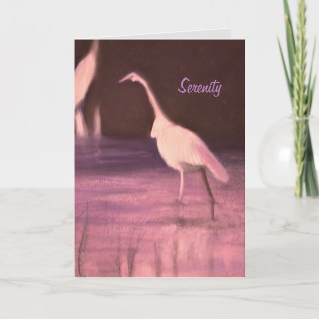 Cartão Recuperação "Serenidade" (Frente)