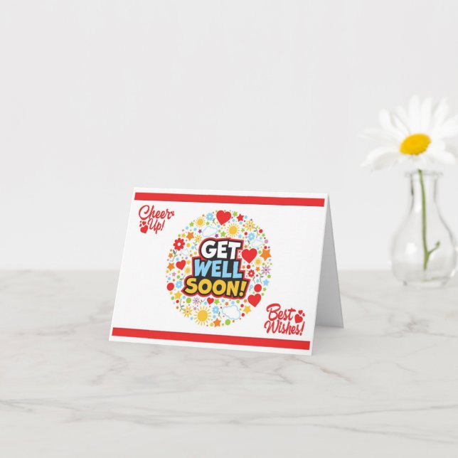 CARTÃO RECUPERAR RECUPERAÇÃO RELAX - OBTER BEM EM BREVE C (Planta pequena)