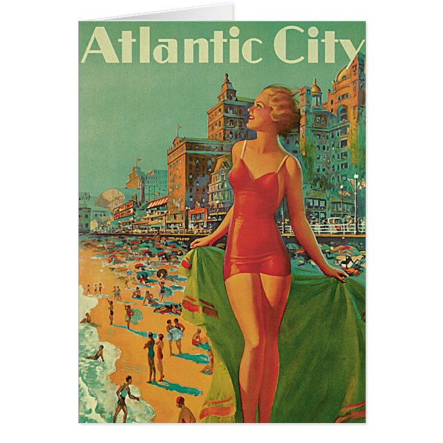 Cartão Recurso do ano de Atlantic City - de América todo (Frente)