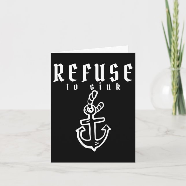 Cartão Recusar-Se A Entender A Depressão Mental (Frente)