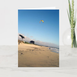 Cartão Red and Yellow Kite, Greeting Card