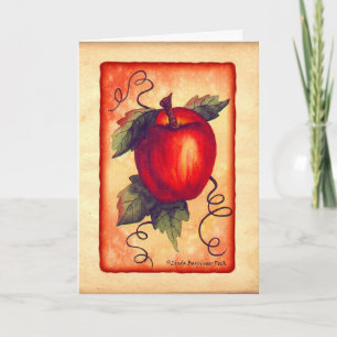 Cartão Red Apple