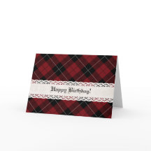 Red Black White Plaid Diagonal