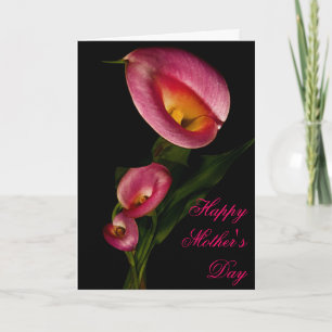 Cartão Red Calla Lilly Mother's Day Card