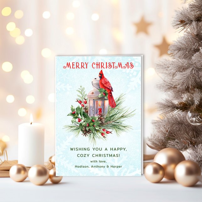 Cartão Red Cardinal Natal (Criador carregado)