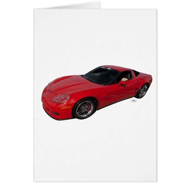 Cartão Red Corvette (Frente)