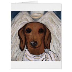 Cartão Red Dachshund