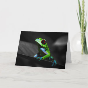 Cartão Red Eyed Tree Frog III