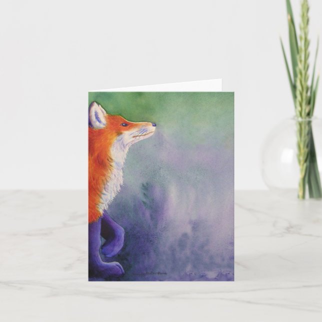 Cartão Red Fox (Frente)