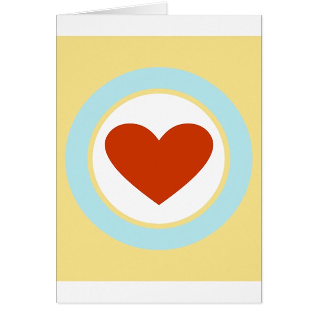 Cartão Red Heart Simple (Frente)