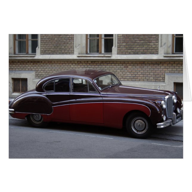 Cartão Red Jaguar Mark IX (Frente Horizontal)