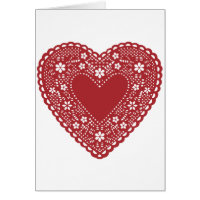 Red Lace Heart