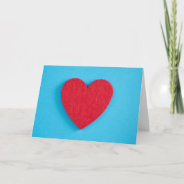 Cartão Red Love Heart