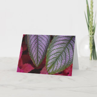 Cartão Red Purple Flower Note Card