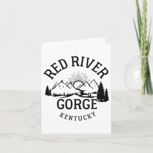 Cartão Red River Gorge Hike Kentucky Parks caminhando