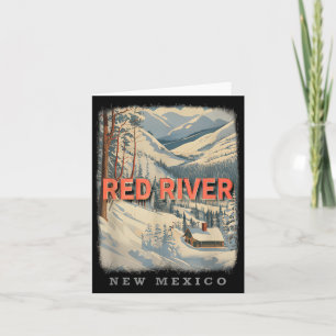 Cartão Red River New Mexico Nm Skiing Extravaganza Sd778