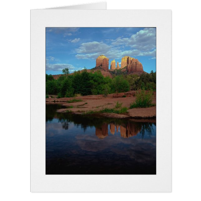 Cartão "Red Rock Crossing" (Frente)