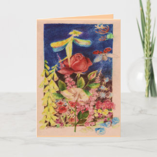 Cartão Red Rose elve
