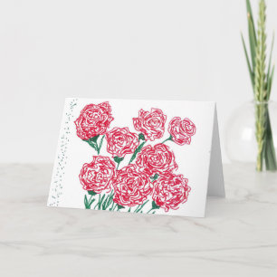 Cartão Red Roses Greeting Card