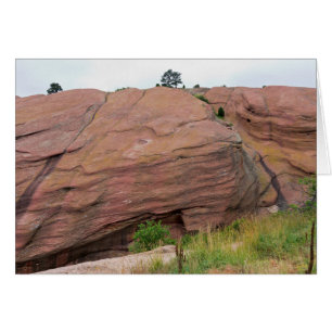 Cartão Red Sandstone Monolith em Red Rocks