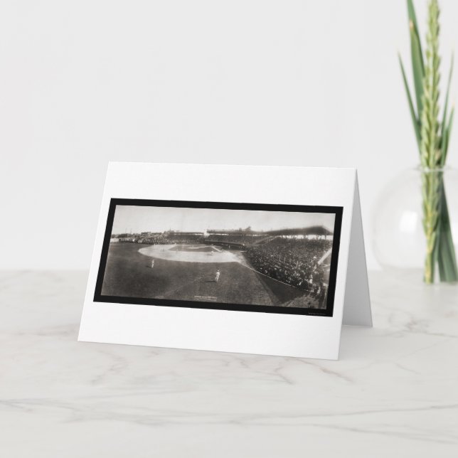 Cartão Red Sox White Sox Baseball Photo 1904 (Frente)