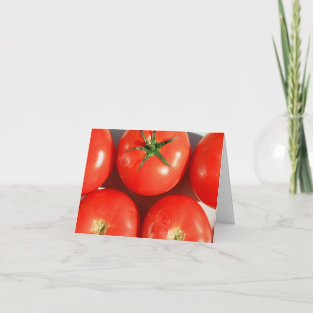 Cartão Red Tomatoes Notecard (Frente)