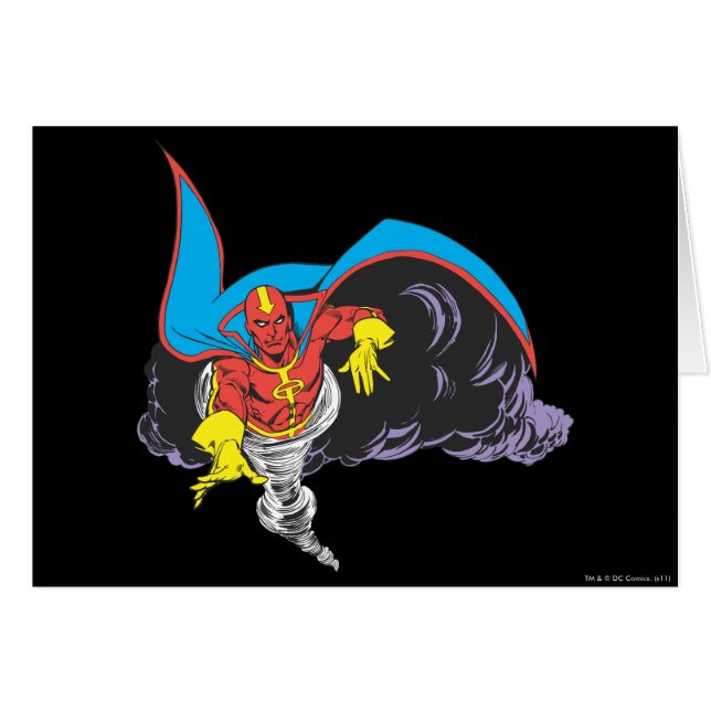 Cartão Red Tornado Emerges (Frente Horizontal)