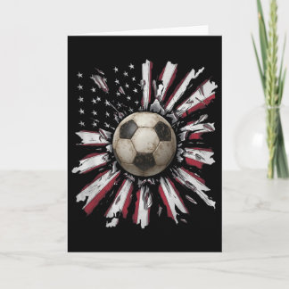 Cartão Red-white-blue Soccer Ll Explosion Grunge Street S