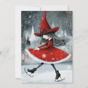 Cartão Red Witchy Christmas