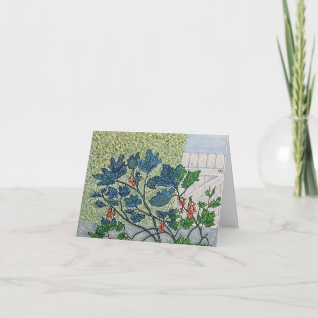 Cartão Redcurrant Berries (Frente)