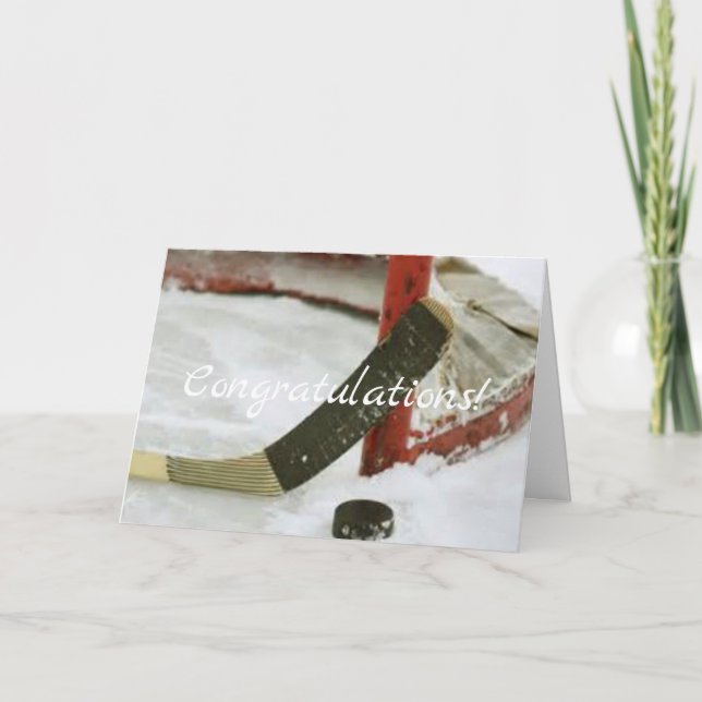 Cartão rede de hóquei gol (Frente)