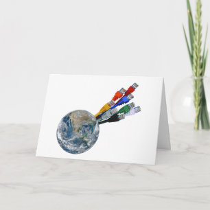 Cartão Rede Ethernet conectada à Terra