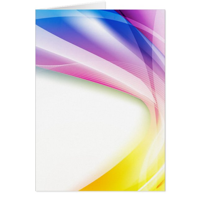 Cartão Redemoinho abstrato 1 (retrato) (Frente)