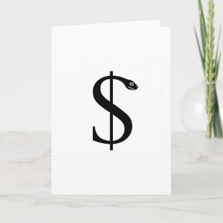 CARTÃO REDESENHO DO DÓLAR / DINHEIRO DE CURA 