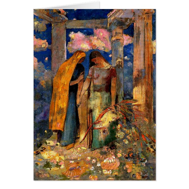 Cartão Redon - Conversação Mística (Frente)