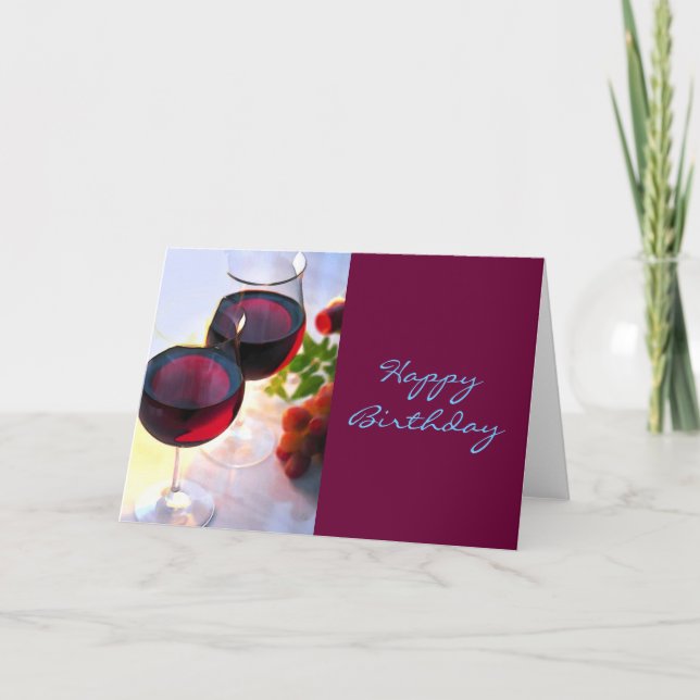 Cartão Reds no Aniversário da Tarde (Frente)