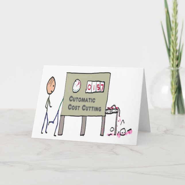 Cartão Redução de custos (Frente)