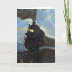 Cartão Reflected Train