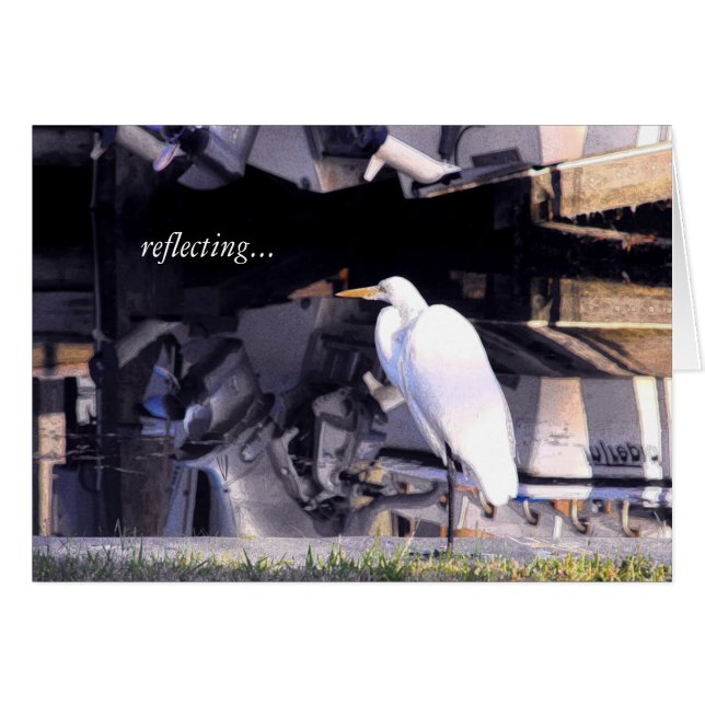 Cartão refletindo... (Frente Horizontal)