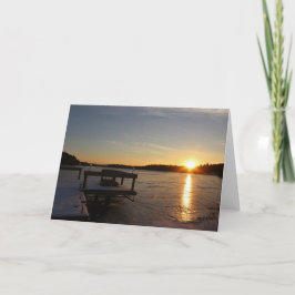 Cartão Reflexão Congelada