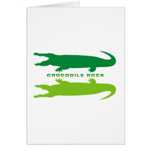 Cartão Reflexão Crocodilo (Verde)