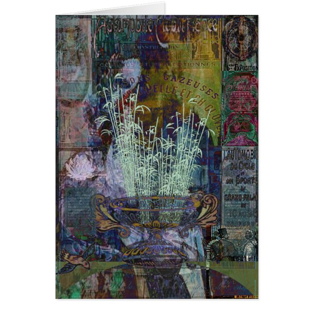 Cartão Reflexão da liberdade (Frente)