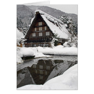 Cartão Reflexão do inverno