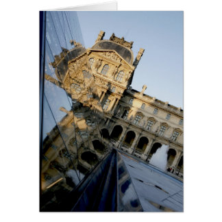 Cartão Reflexão do Louvre 01