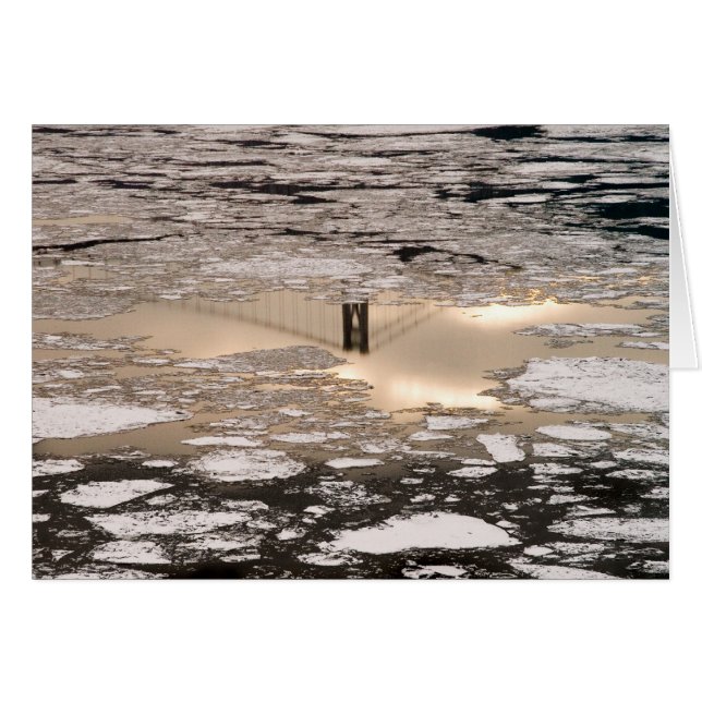 Cartão Reflexão Dourada (Frente Horizontal)