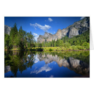 Cartão Reflexão Yosemite