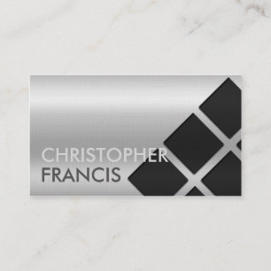 Cartão reflexivo de prata do inclinação com