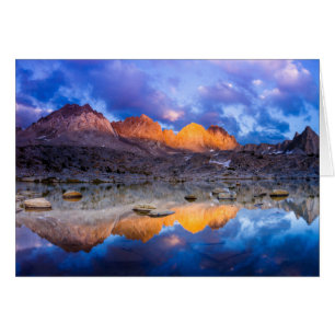 Cartão Reflexo da montanha, Califórnia
