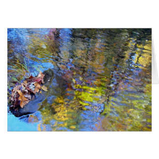 Cartão Reflexões abstratas