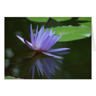 Cartão Reflexões azuis